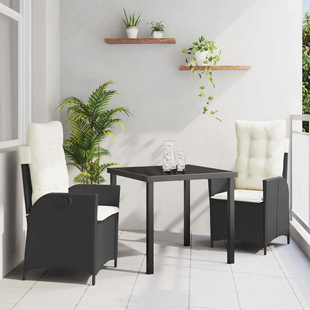 Garten Essgruppe Mit Kissen 5 Pcs Beige Poly-Rattan
