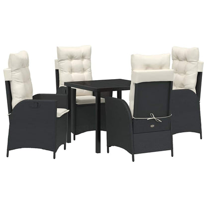 Garten Essgruppe Mit Kissen 5 Pcs Beige Poly-Rattan