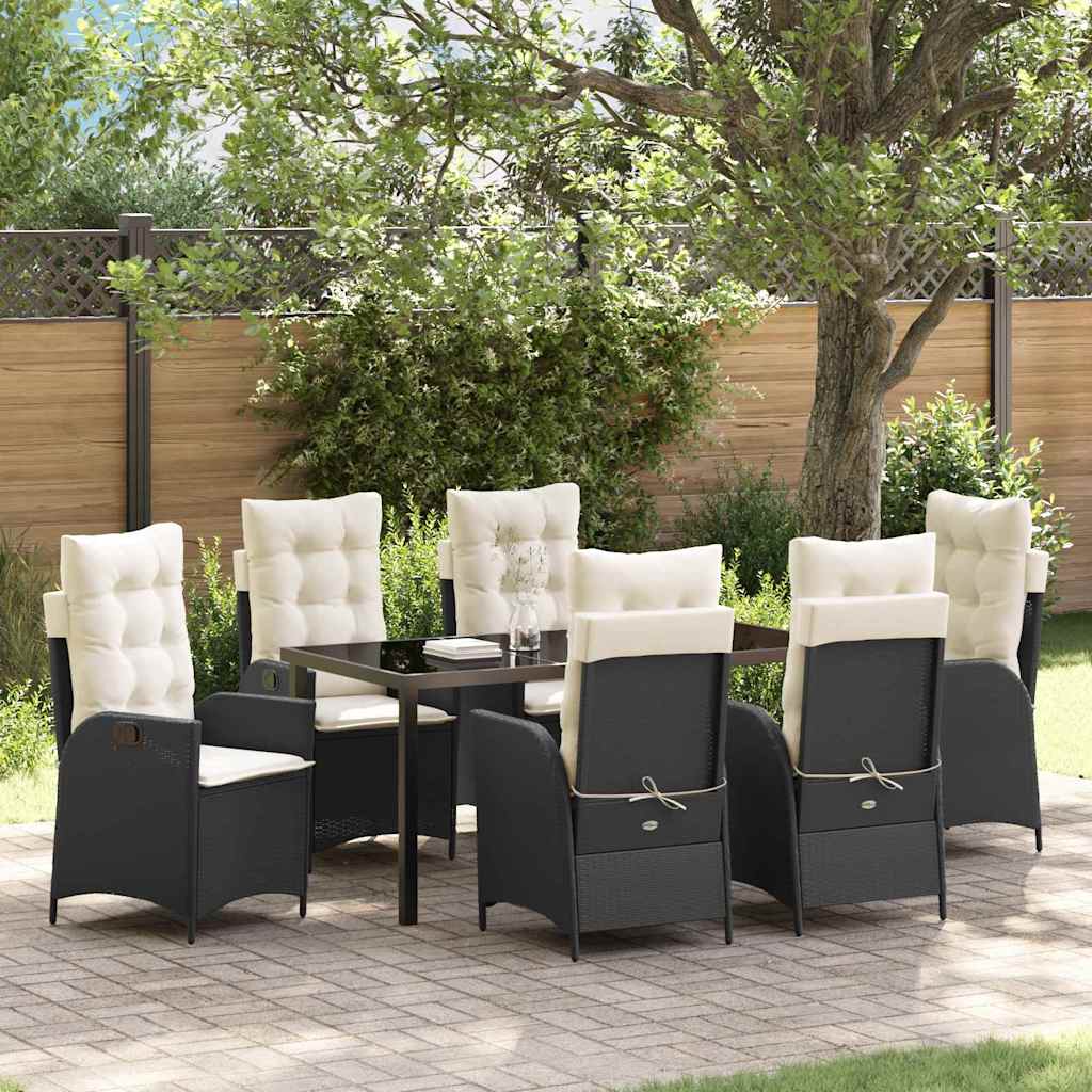 Garten Essgruppe Mit Kissen 5 Pcs Beige Poly-Rattan