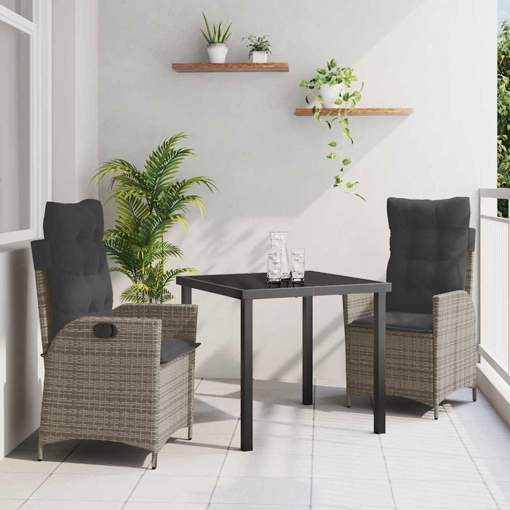 Garten Essgruppe Mit Kissen 5 Pcs Beige Poly-Rattan