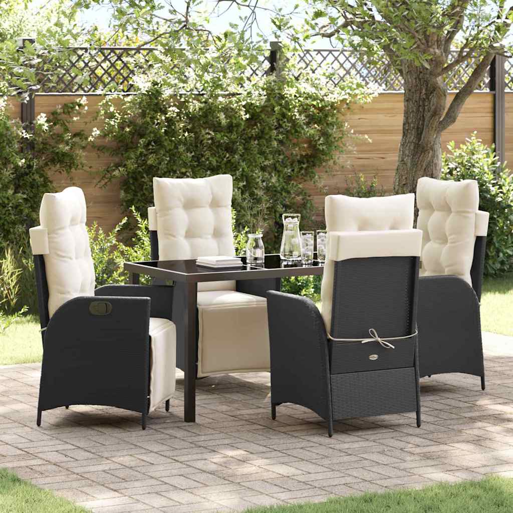 Garten Essgruppe Mit Kissen 5 Pcs Poly-Rattan
