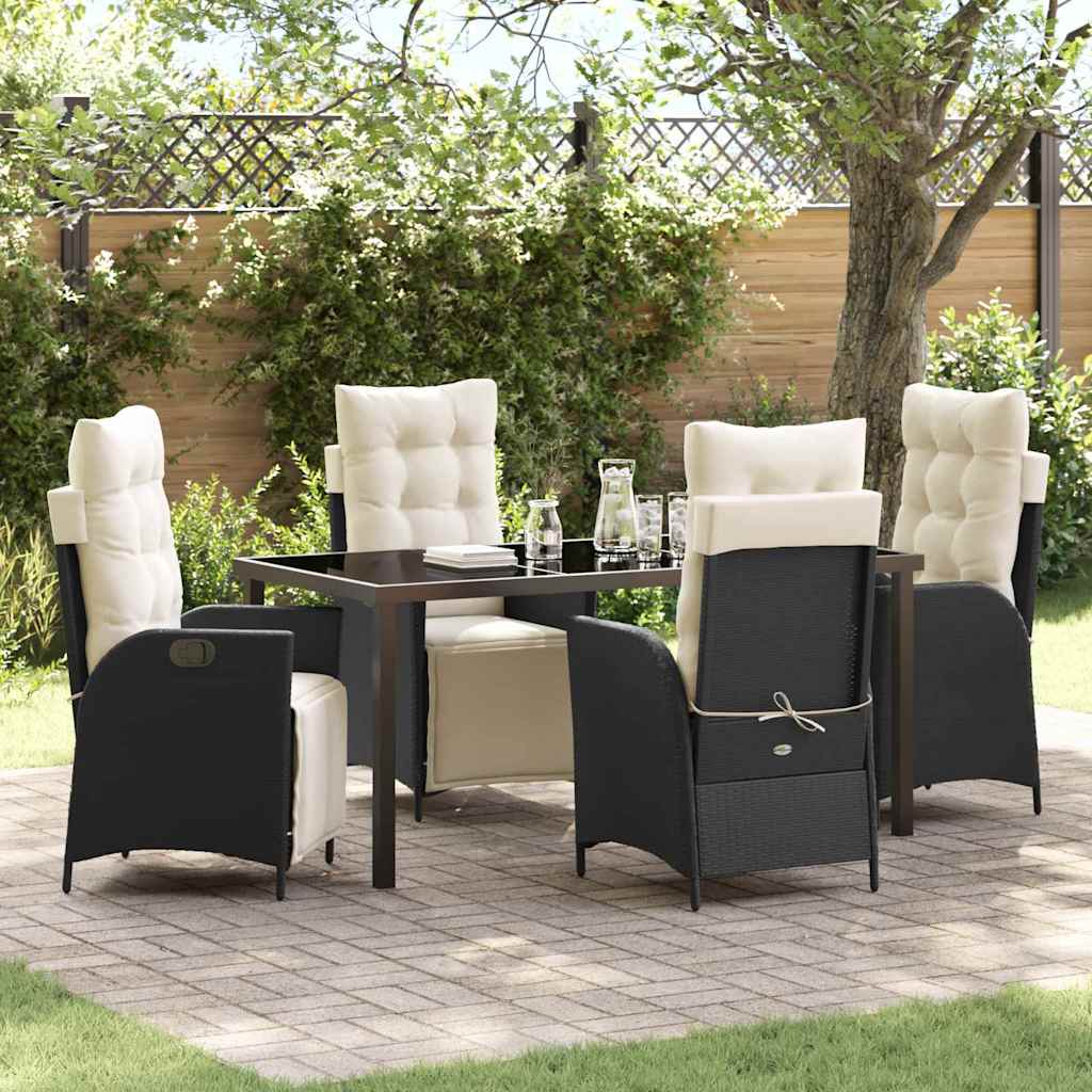 Garten Essgruppe Mit Kissen 5 Pcs Poly-Rattan