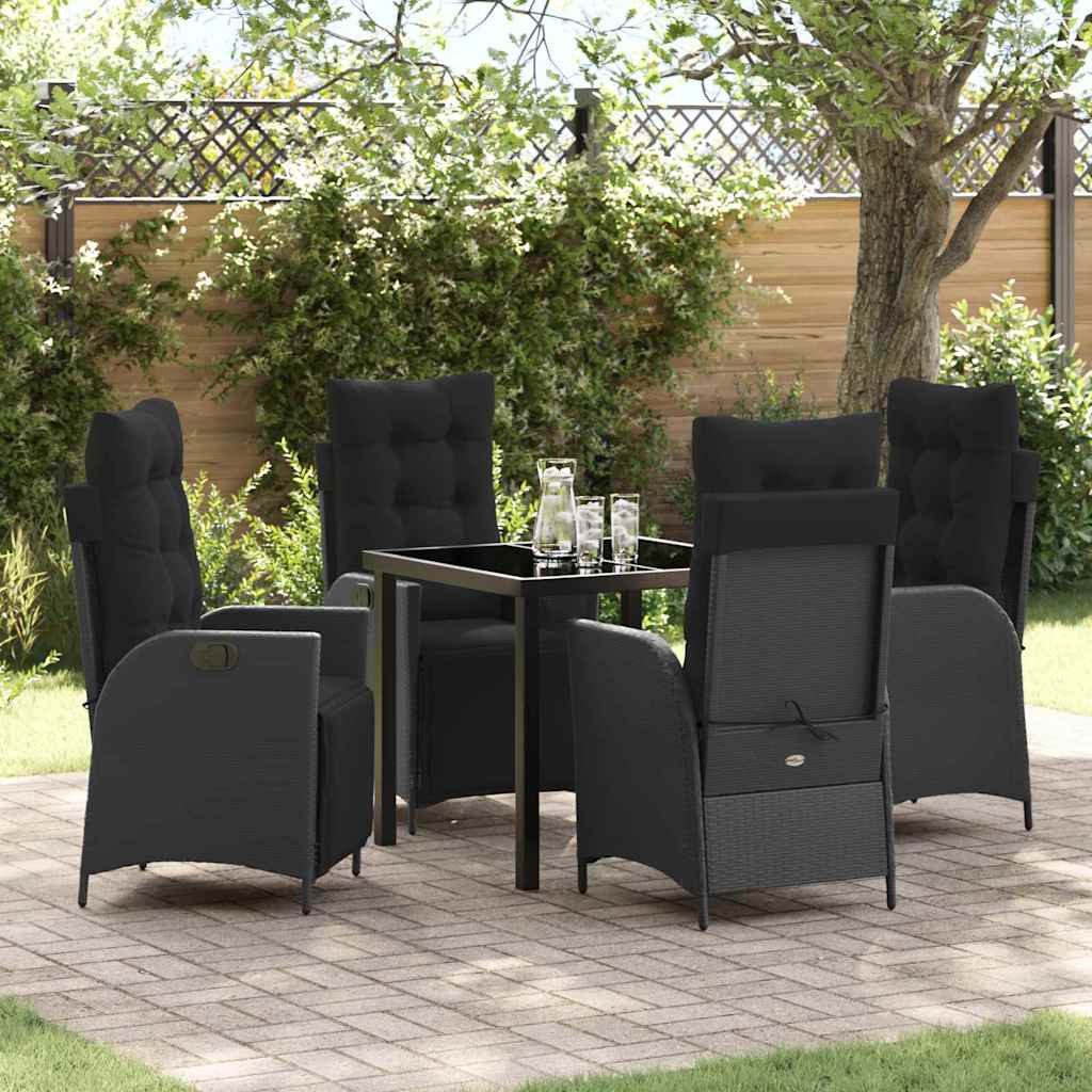 Garten Essgruppe Mit Kissen 5 Pcs Poly-Rattan