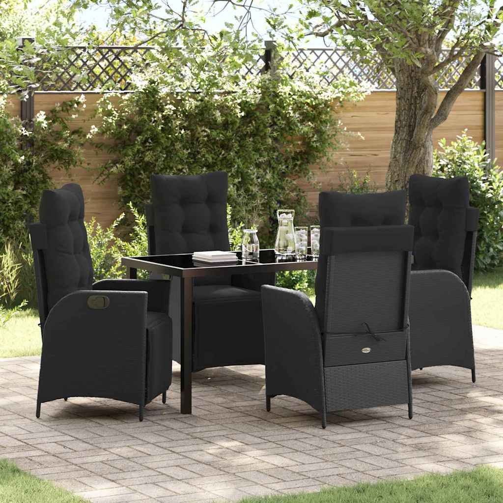Garten Essgruppe Mit Kissen 5 Pcs Poly-Rattan