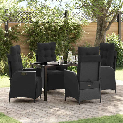 Garten Essgruppe Mit Kissen 5 Pcs Poly-Rattan