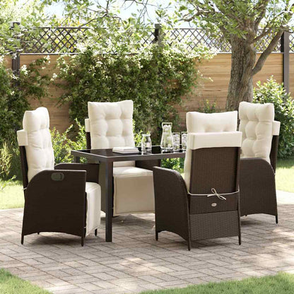 Garten Essgruppe Mit Kissen 5 Pcs Poly-Rattan