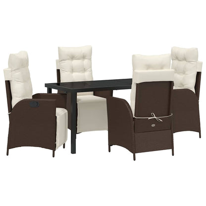 Garten Essgruppe Mit Kissen 5 Pcs Poly-Rattan