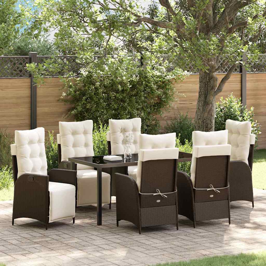 Garten Essgruppe Mit Kissen 5 Pcs Poly-Rattan