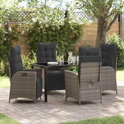 Garten Essgruppe Mit Kissen 5 Pcs Poly-Rattan