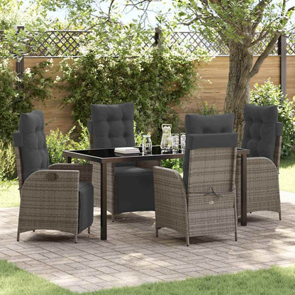 Garten Essgruppe Mit Kissen 5 Pcs Poly-Rattan