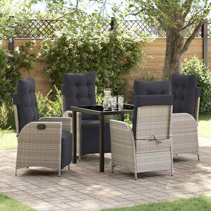Garten Essgruppe Mit Kissen 5 Pcs Poly-Rattan