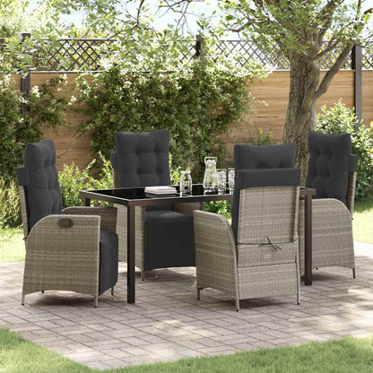 Garten Essgruppe Mit Kissen 5 Pcs Poly-Rattan
