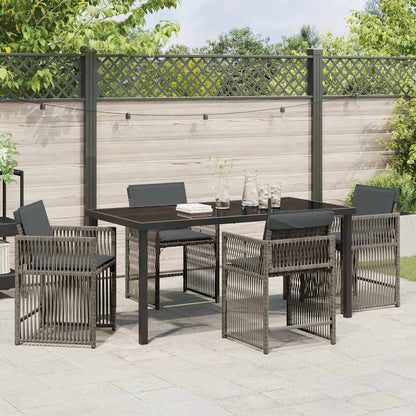 Garten Essgruppe 5 Pcs Poly-Rattan