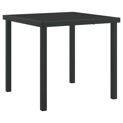 Garten Essgruppe 3 Pcs Braun Pulverbeschichteter Stahl