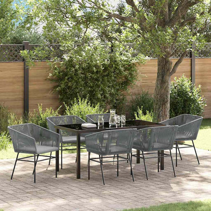 Garten Essgruppe 3 Pcs Braun Pulverbeschichteter Stahl