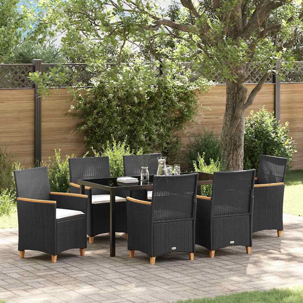 Garten Essgruppe 5 Pcs Poly-Rattan