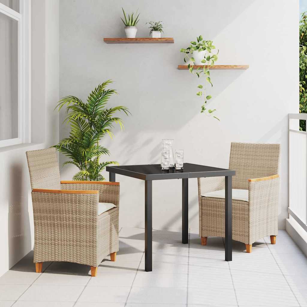 Garten Essgruppe 5 Pcs Poly-Rattan