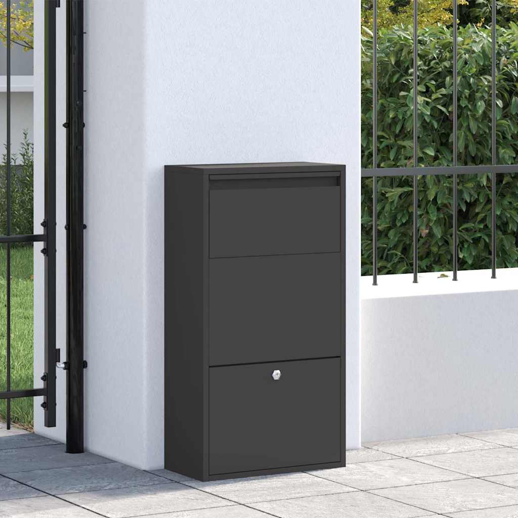 Paketdrop-Box Mit Speicher 44 X 22 X 82 Cm Stahl