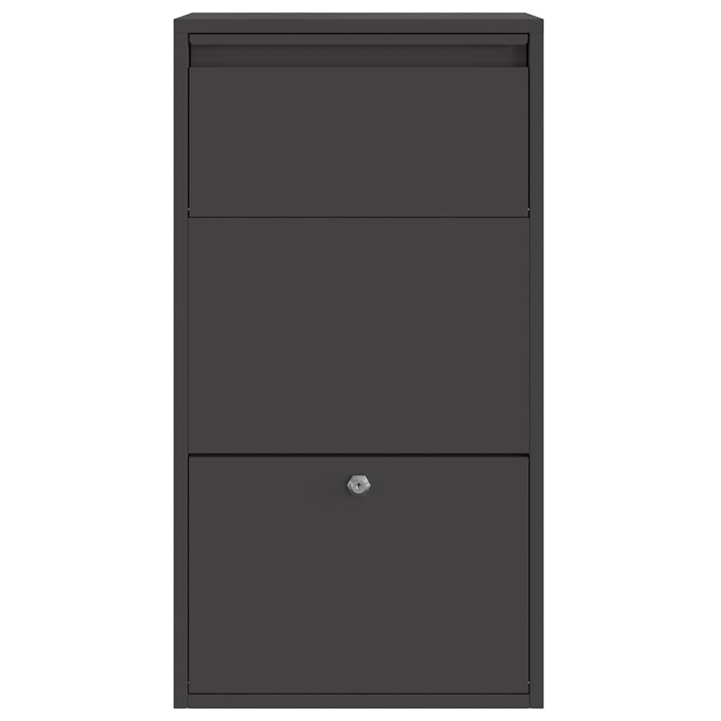 Paketdrop-Box Mit Speicher 44 X 22 X 82 Cm Stahl