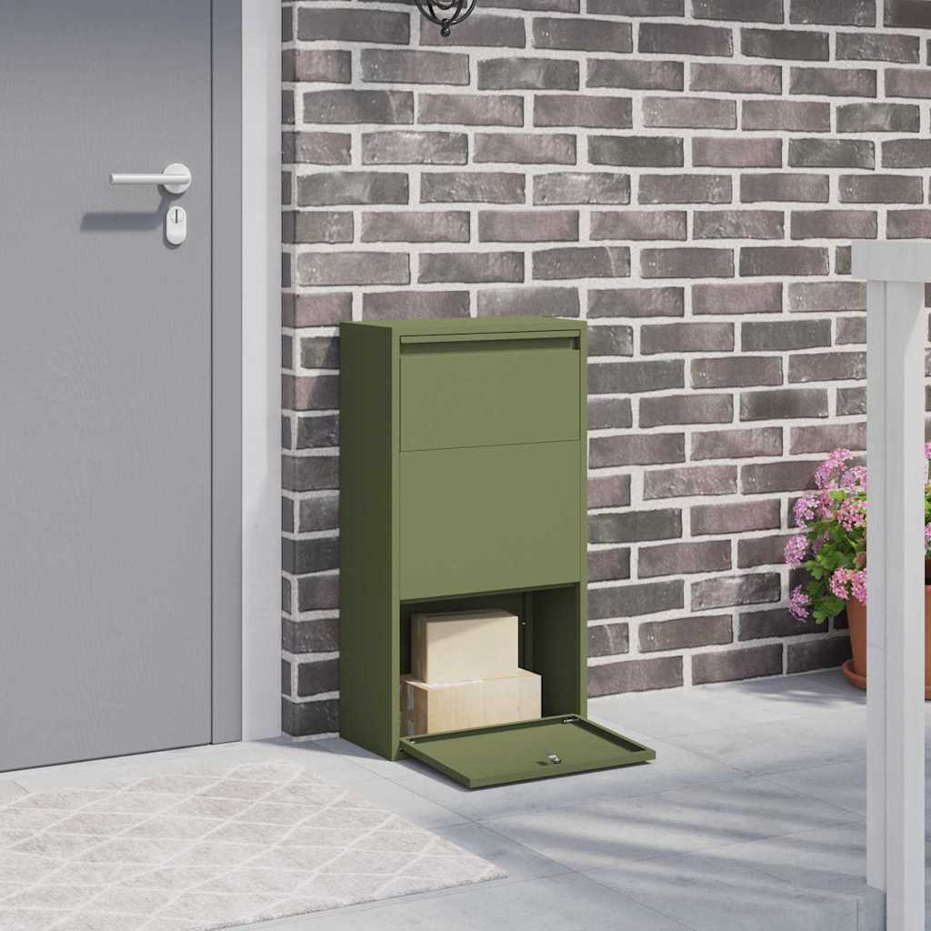 Paketdrop-Box Mit Speicher 44 X 22 X 82 Cm Stahl