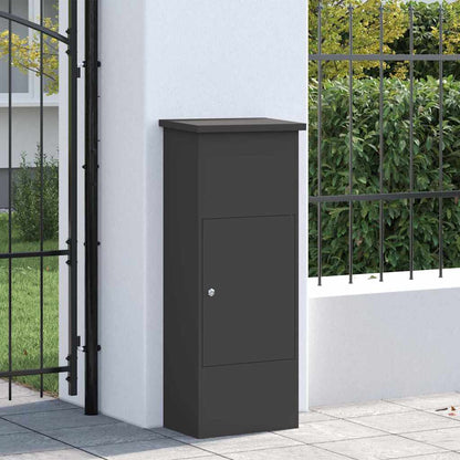 Paketdrop-Box Mit Speicher 44,5 X 29 X 110,5 Cm Stahl