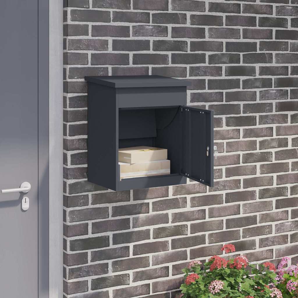 Paketdrop-Box Mit Speicher 47,5 X 38 X 59 Cm Stahl