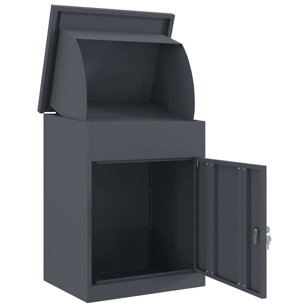 Paketdrop-Box Mit Speicher 47,5 X 38 X 59 Cm Stahl