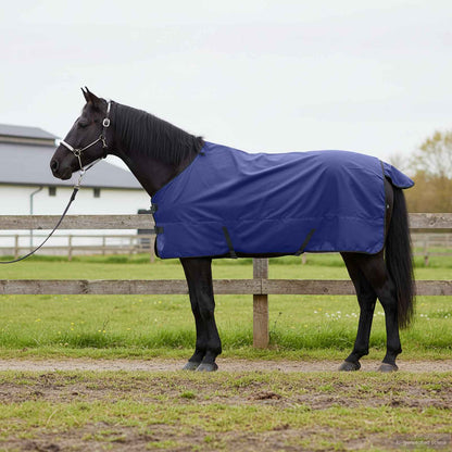 Pferdedecke Dunkelgrün Und Schwarz Polyester Marineblau