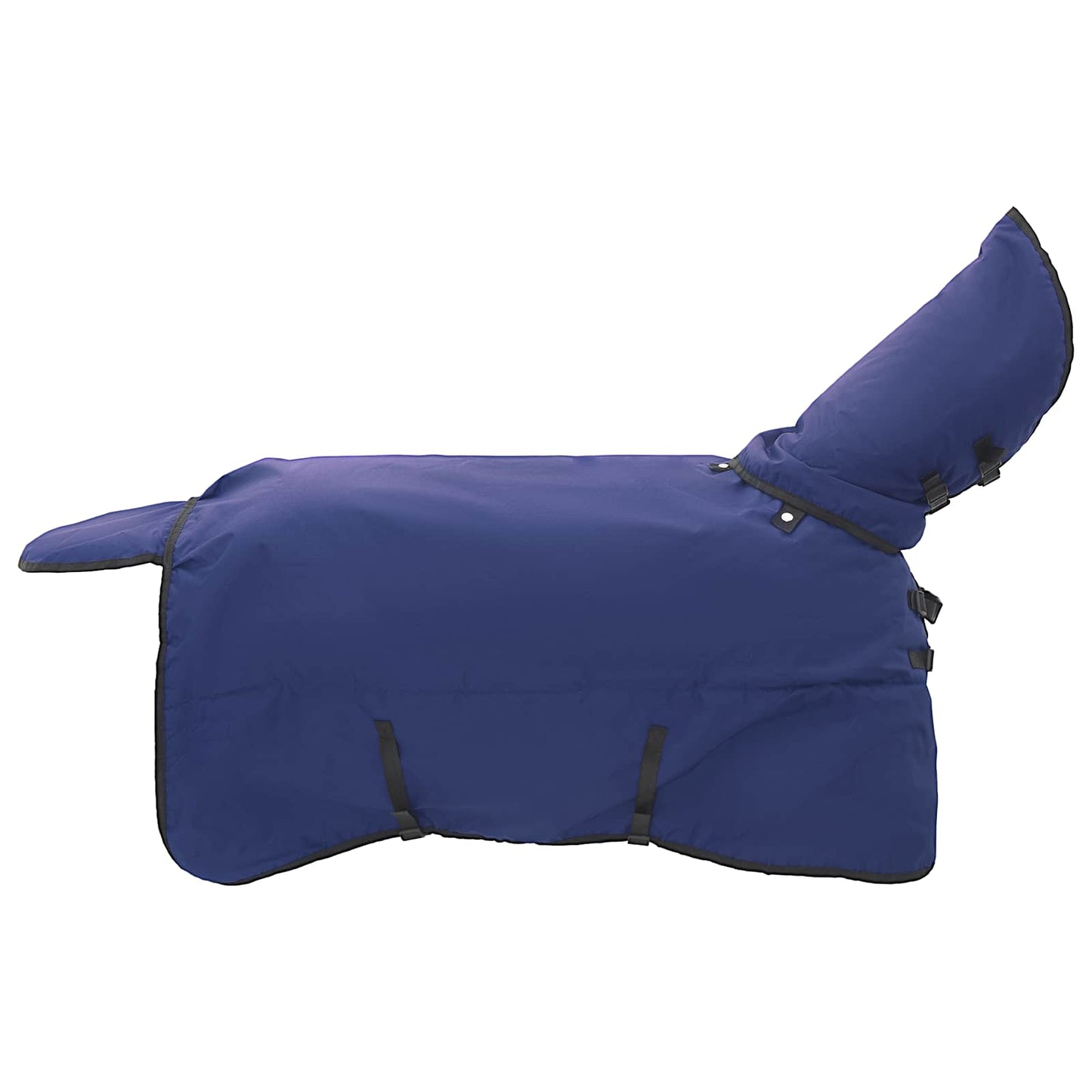 Pferdedecke Dunkelgrün Und Schwarz Polyester Marineblau