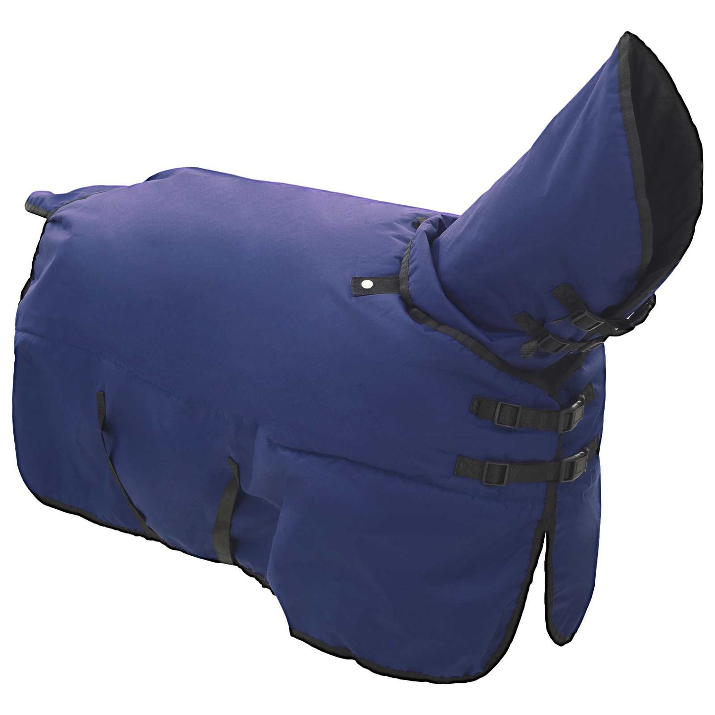 Pferdedecke Dunkelgrün Und Schwarz Polyester Marineblau