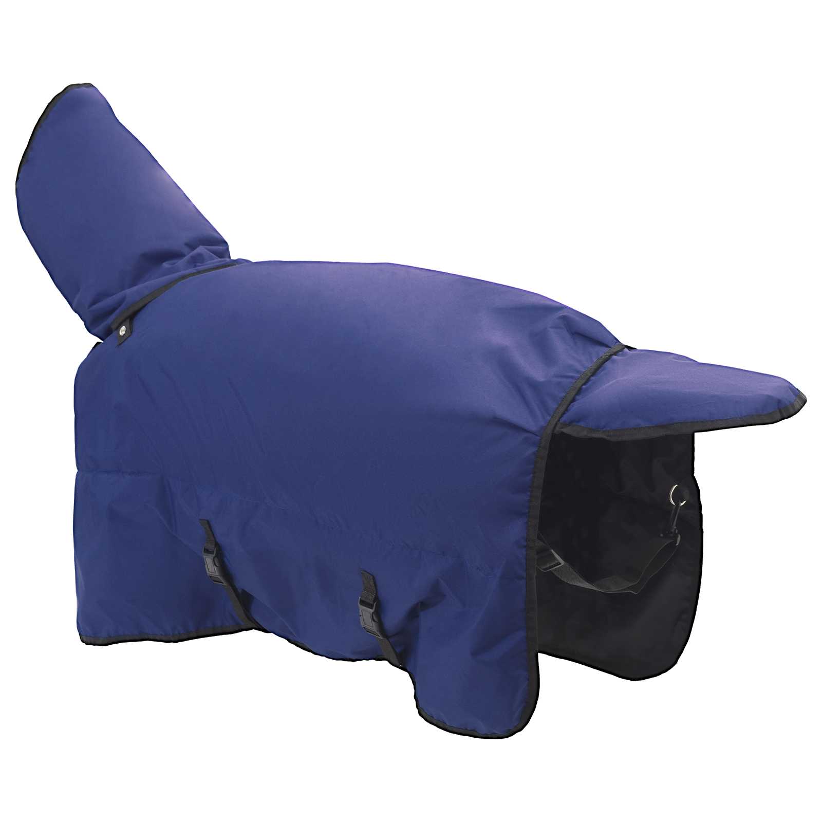 Pferdedecke Dunkelgrün Und Schwarz Polyester Marineblau