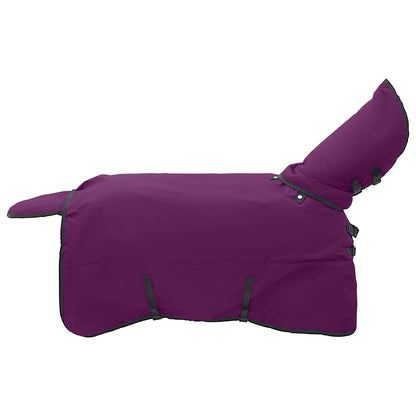 Pferdedecke Dunkelgrün Und Schwarz Polyester Lila