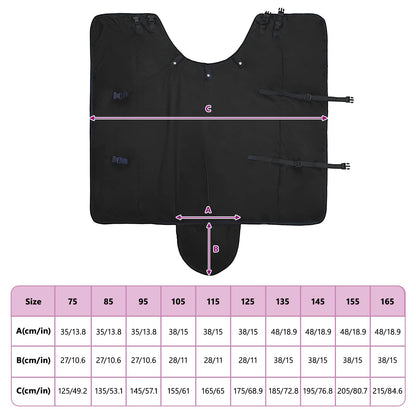 Pferdedecke Dunkelgrün Und Polyester Schwarz