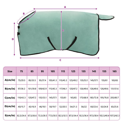 Pferdedecke Sonder Polyester Grün
