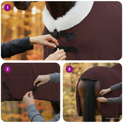 Pferdedecke Volles Polarfleece