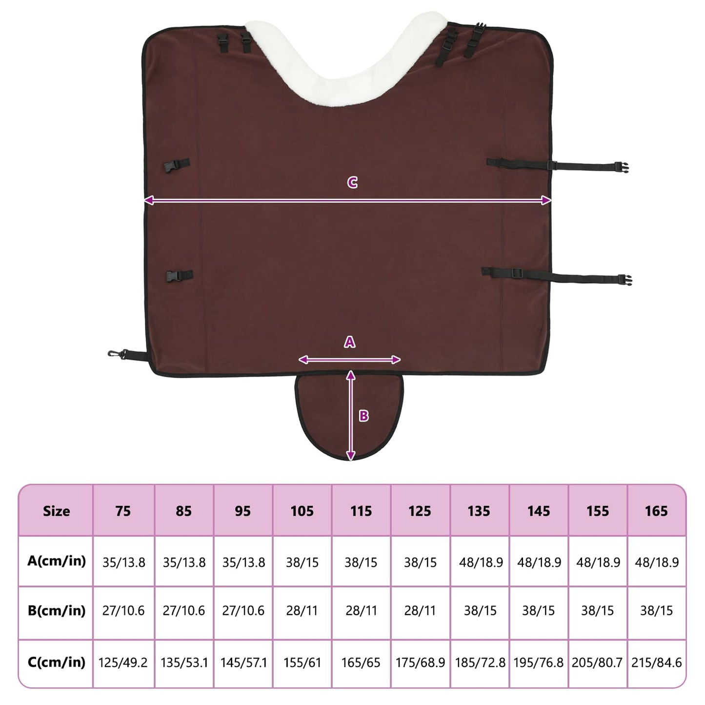 Pferdedecke Volles Polarfleece