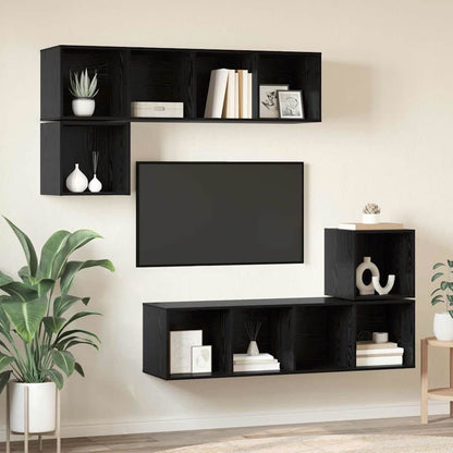 4-Tlg. Tv-Schrank-Set Holzwerkstoff