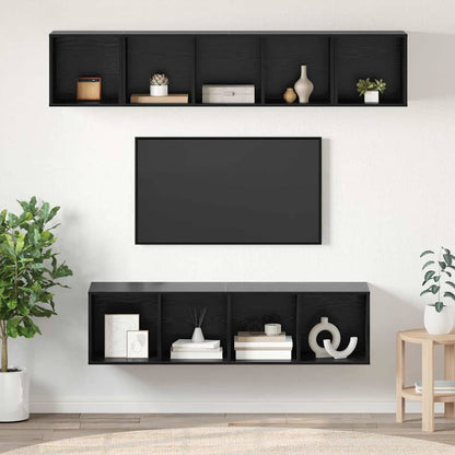 4-Tlg. Tv-Schrank-Set Sonoma-Eiche Holzwerkstoff