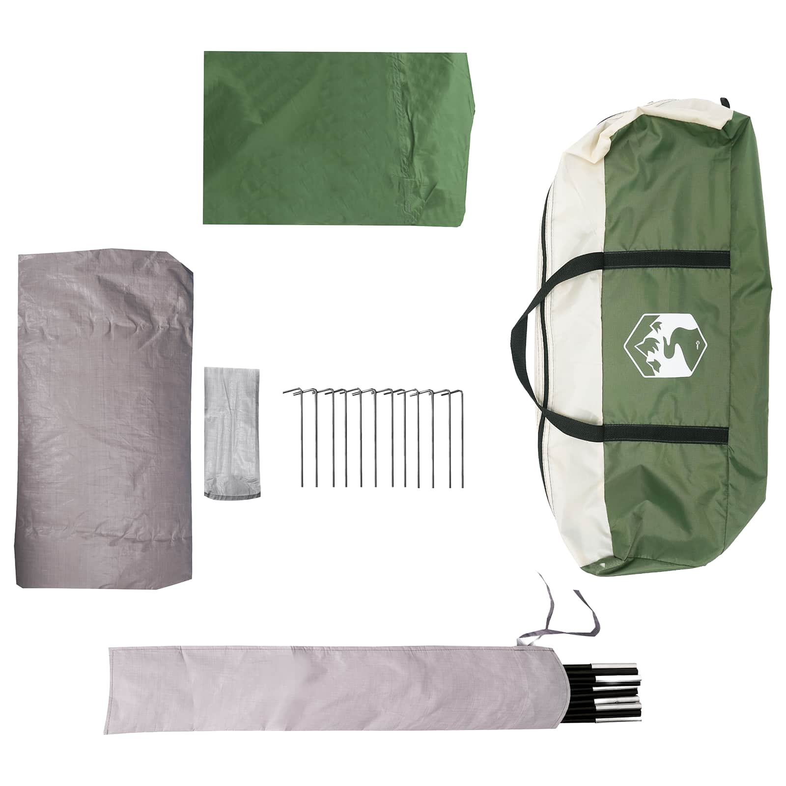 Kuppelzelt Mit Abnehmbarem Regenfly 4-Personen