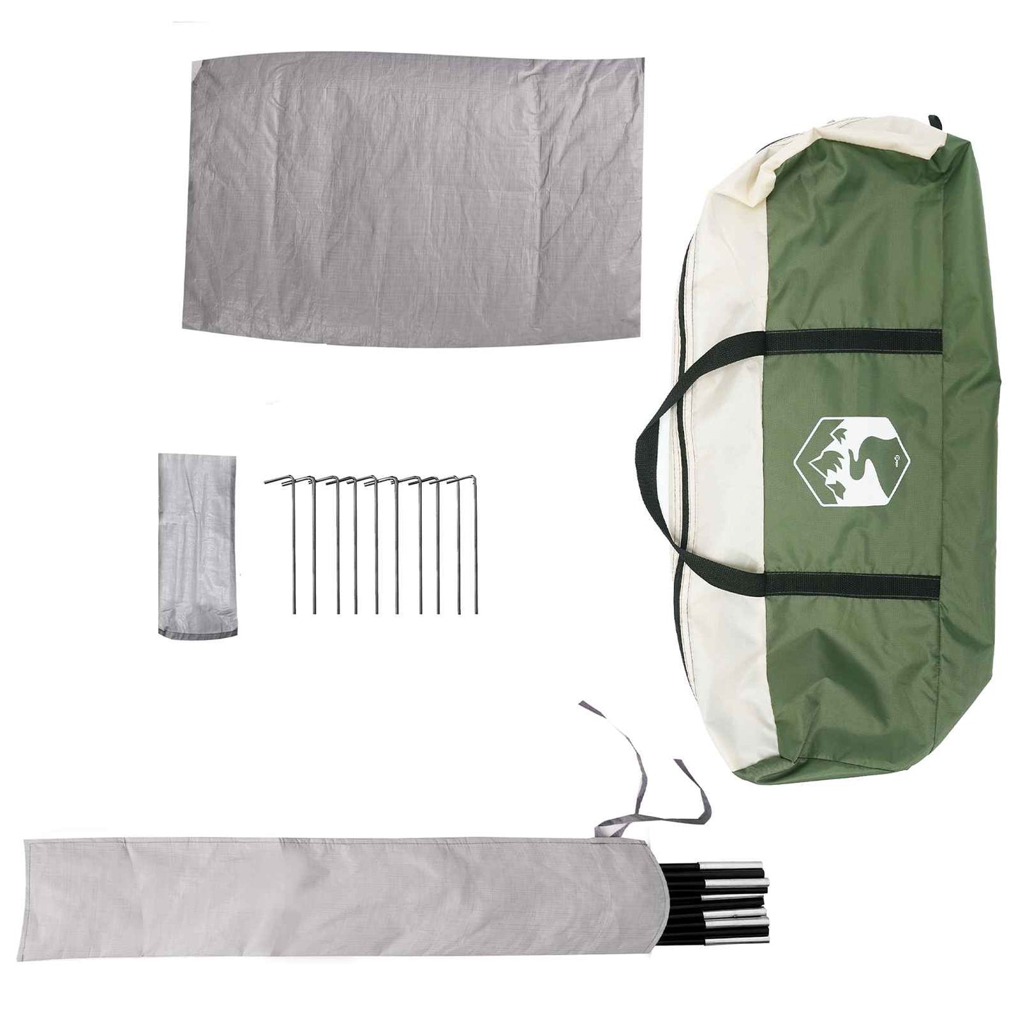Party-Zelt 10 Personen 185T Polyester Mit Pu-Beschichtung