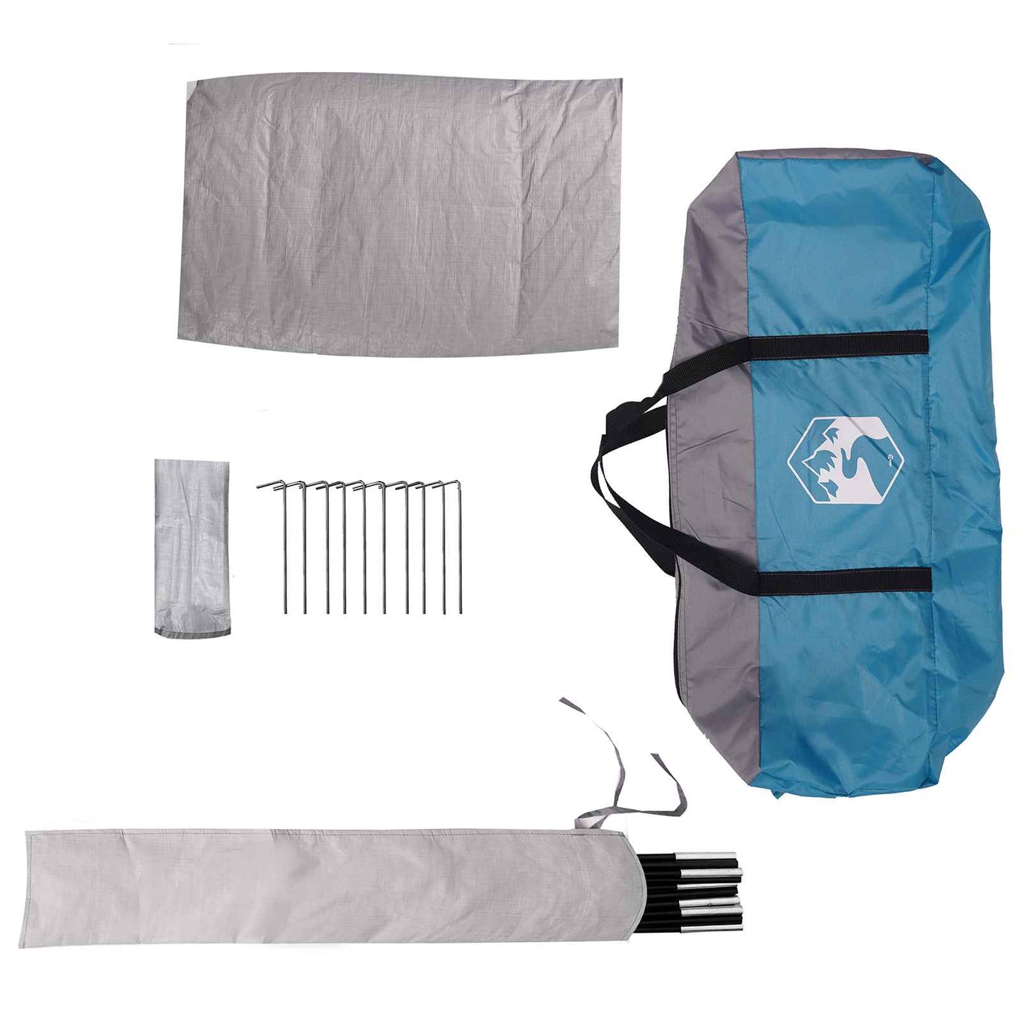 Party-Zelt 10 Personen 185T Polyester Mit Pu-Beschichtung