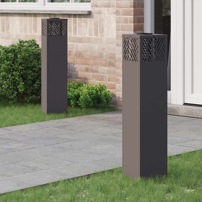 Solar Led Weg Licht 2 Pcs Kalt Gewalzter Stahl