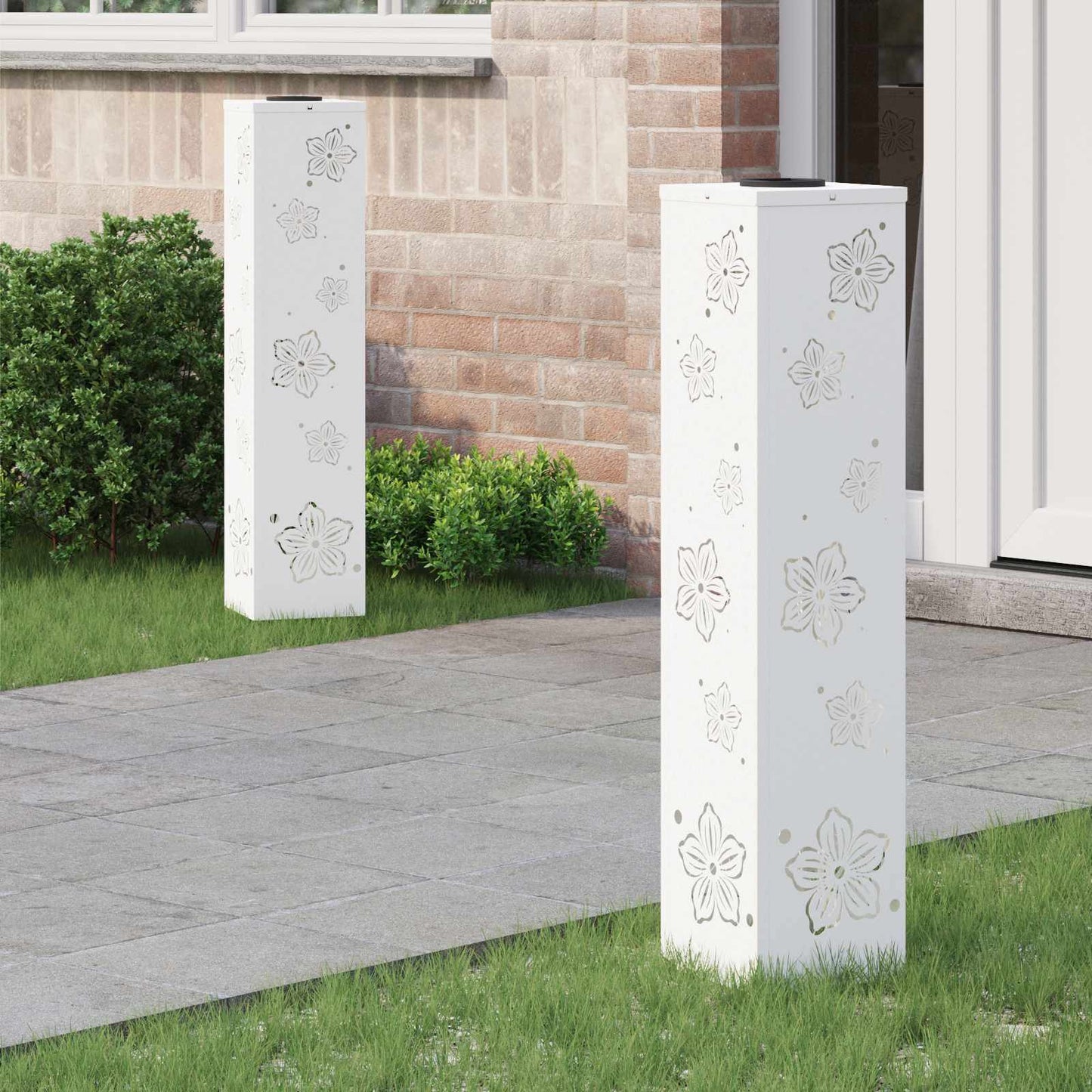 Solar Led Weg Licht 2 Pcs Kalt Gewalzter Stahl