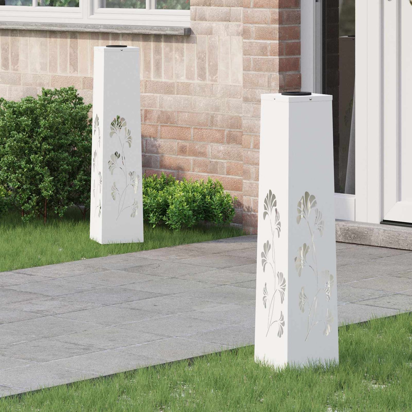 Solar Led Weg Licht 2 Pcs Kalt Gewalzter Stahl