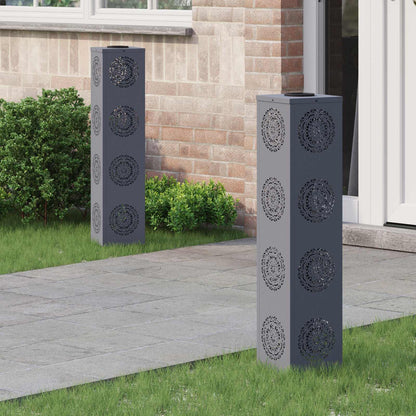 Solar Led Weg Licht 2 Pcs Kalt Gewalzter Stahl