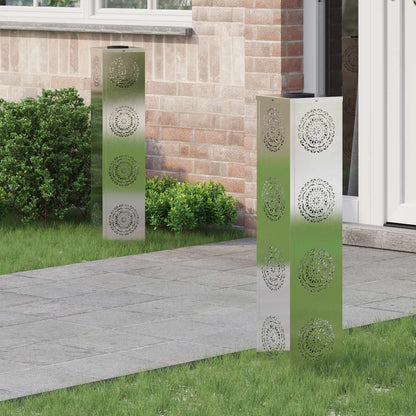 Solar Led Weg Licht 2 Pcs Kalt Gewalzter Stahl