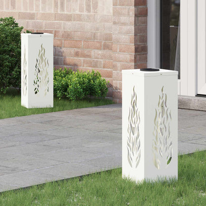 Solar Led Weg Licht 2 Pcs Kalt Gewalzter Stahl