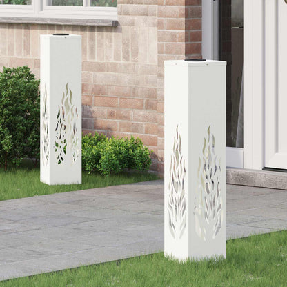 Solar Led Weg Licht 2 Pcs Kalt Gewalzter Stahl