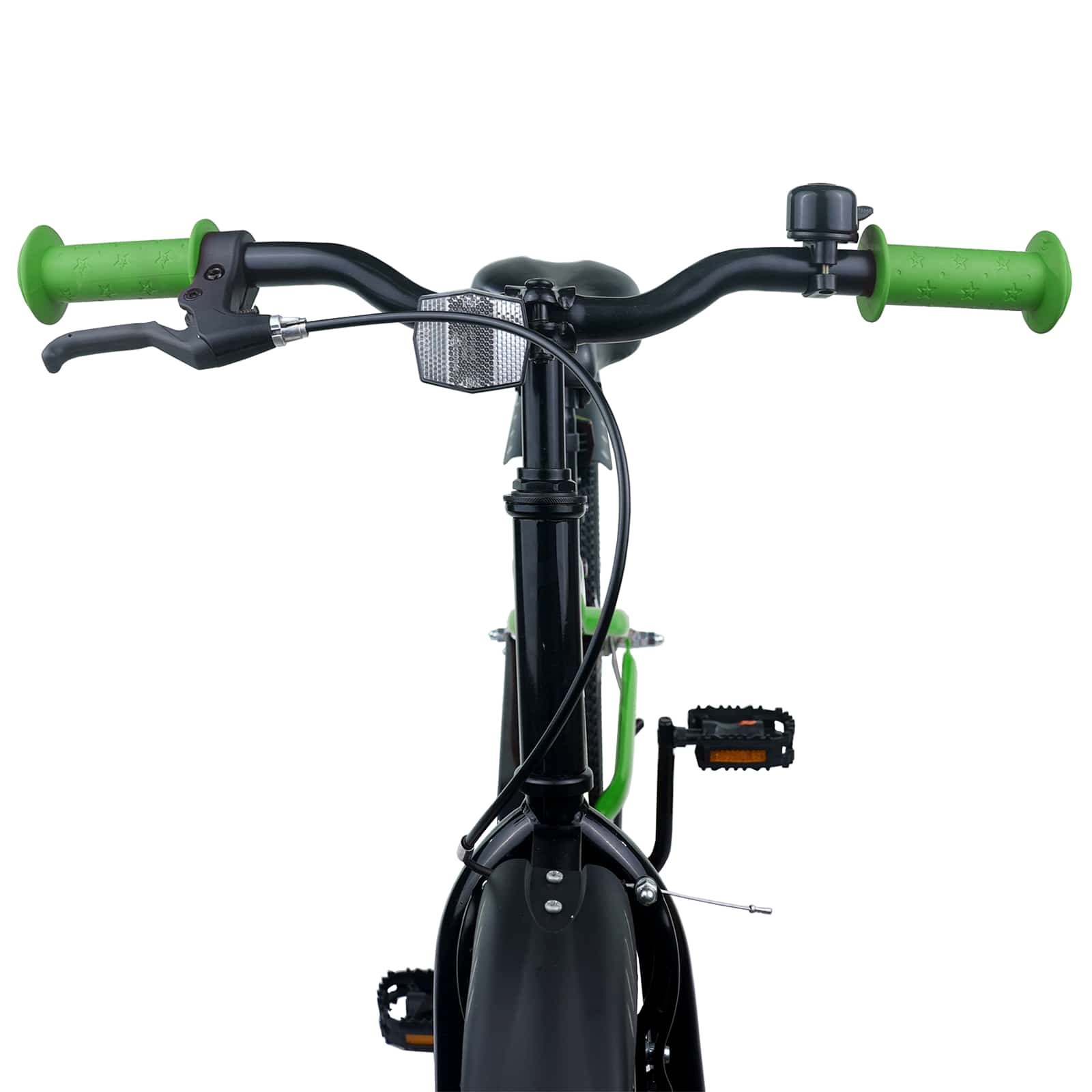 Kinderfahrrad Für 6-11 Jahre Alt Grün Schwarz