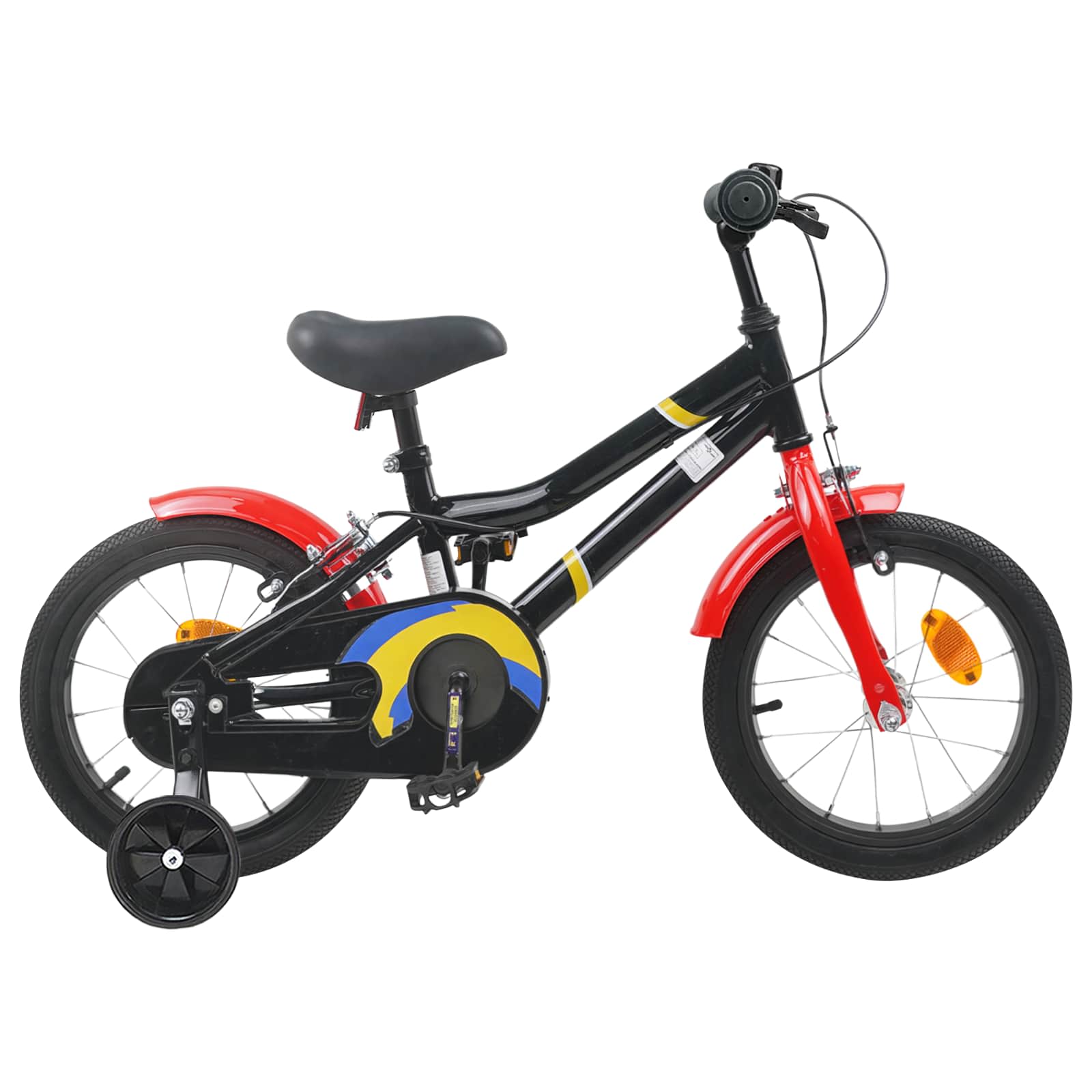 Kinderfahrrad Für 8-12 Jahre Alt Schwarz Rot